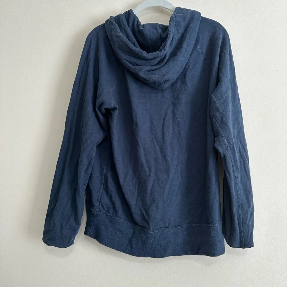 J Crew Men’s Blue Cotton Pull Over Sweatshirt Size Large